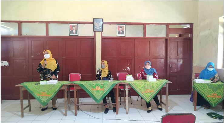 PERTEMUAN TP PKK SABRANGLOR SETELAH DIBERLAKUKANNYA PPKM DARURAT