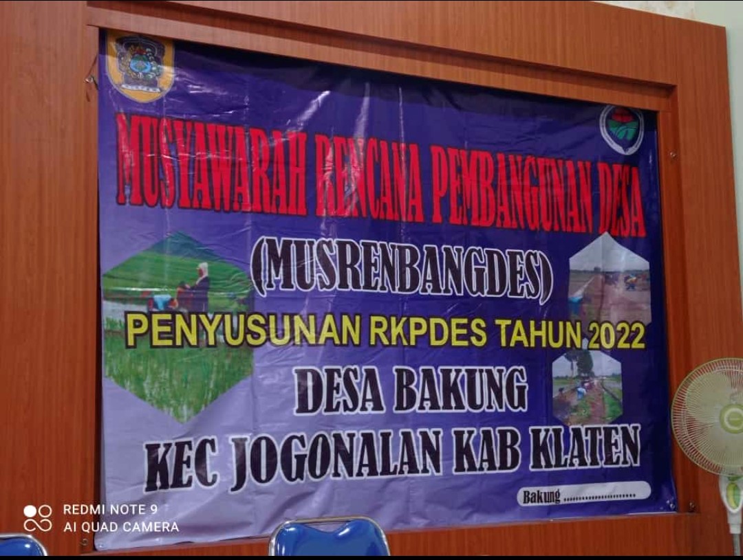 Musdes Perencanaan Desa Bakung