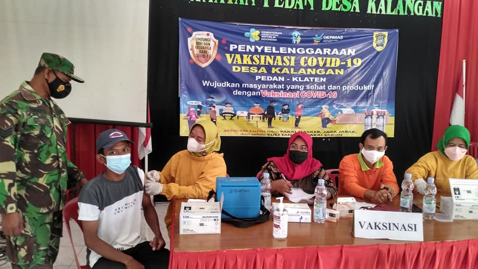 Vaksinasi Kedua Desa Kalangan