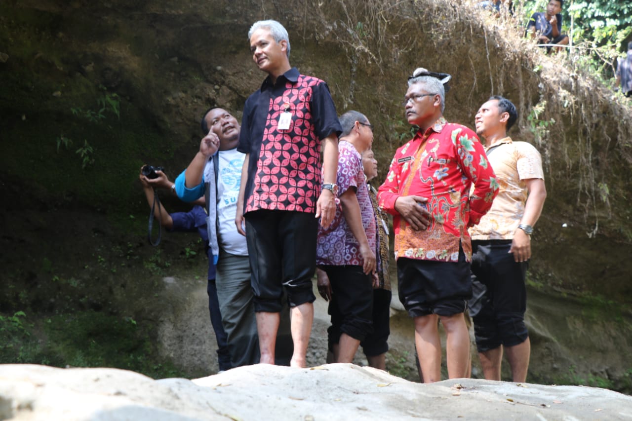 Ini Reaksi Ganjar Saat Dipameri Keindahan Grand Canyon Klaten