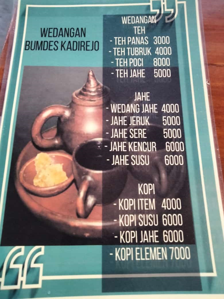 Angkringan Desa Kadirejo