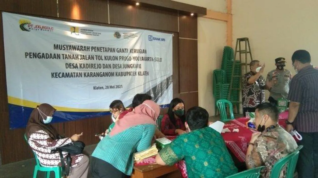 WARGA 2 DESA DI KLATEN DAPAT RP 51 MILIAR SETELAH TANAHNYA DIPERUNTUKKAN UNTUK TOL YOGYA-SOLO
