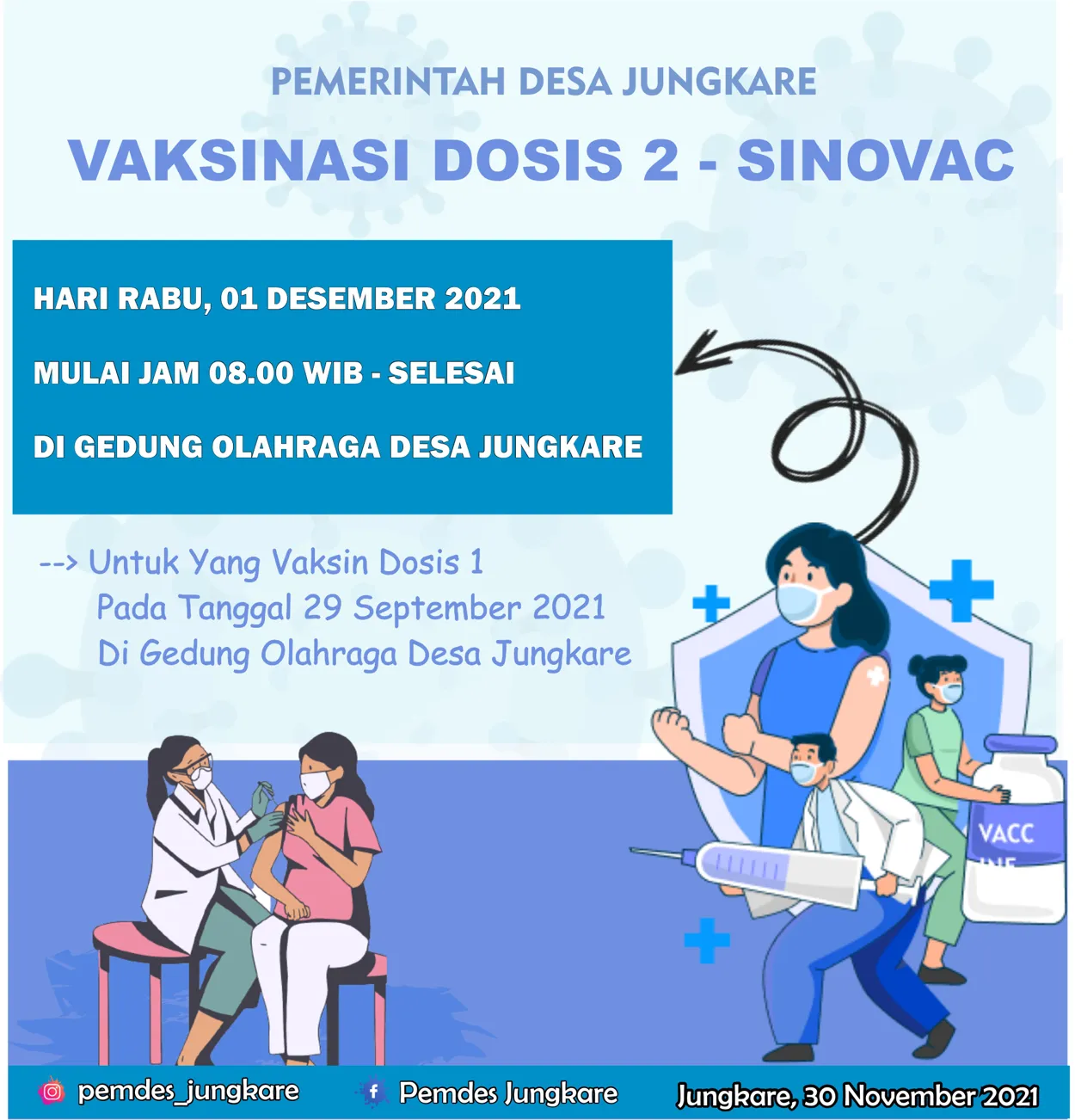 VAKSINASI DOSIS 2 SINOVAC