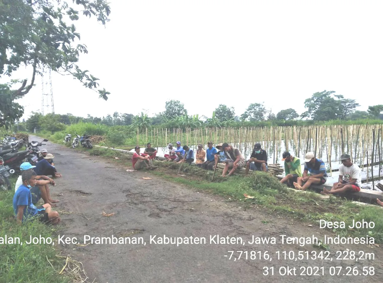 Rembug Tani Kelompok Tani Ngudi Raharjo di Joho