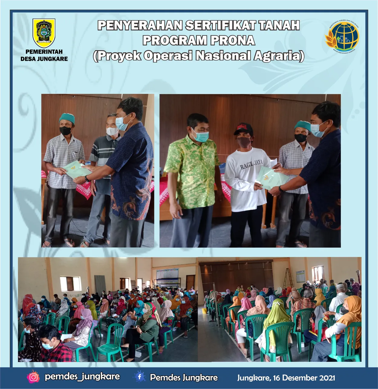 PEMBAGIAN SERTIFIKAT PRONA