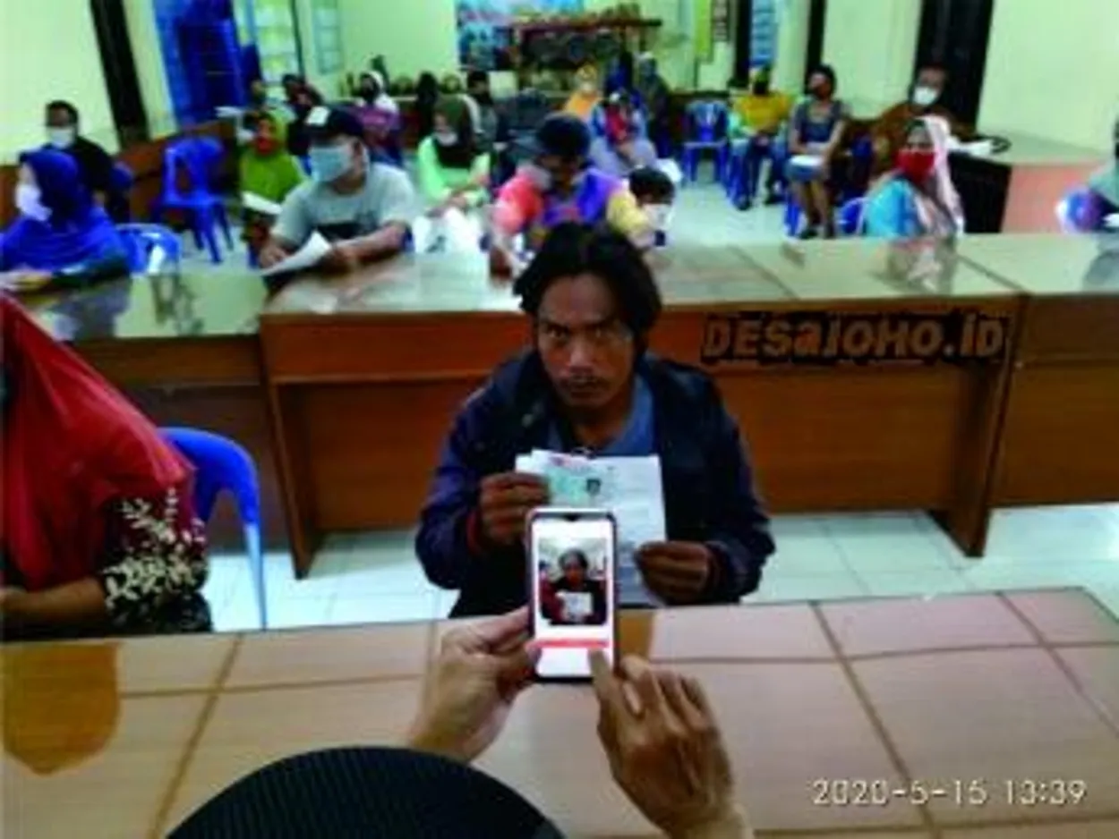 Penyaluran BST Pos Tahap 1 di Desa Joho