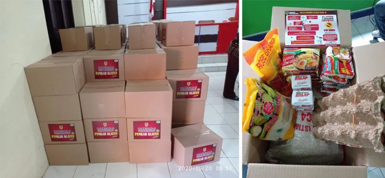 148 Paket Bansos Tahap V Sudah Diterima Warga Desa Joho