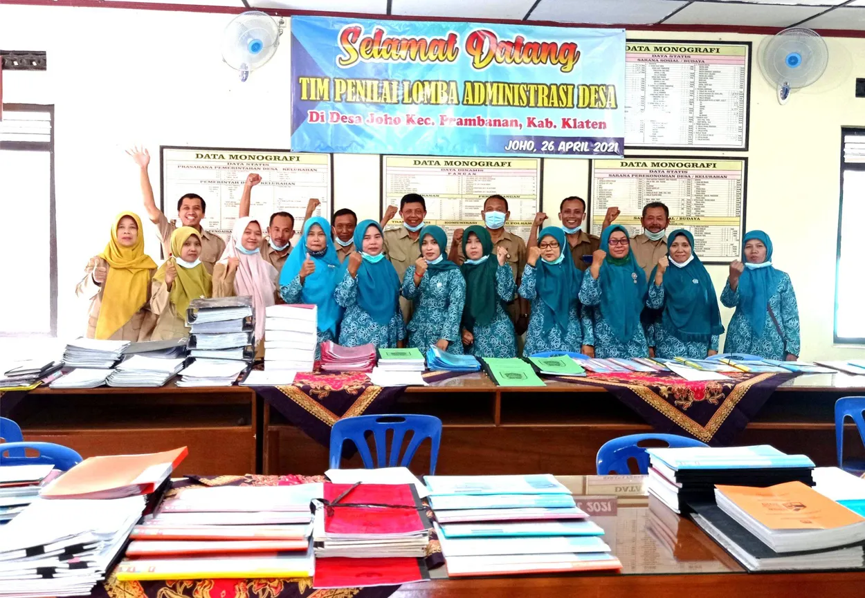 Pelaksanaan Penilaian Lomba Administrasi Desa tingkat Kabupaten Klaten Tahun 2021