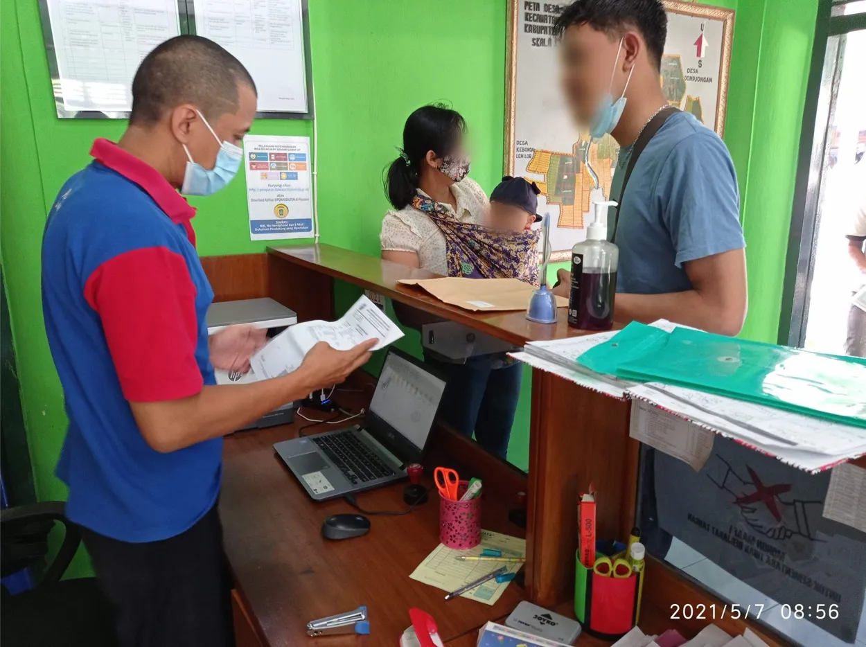 Alur Layanan Administrasi kependudukan dan surat di Desa Joho selama masa Pandemi Covid-19