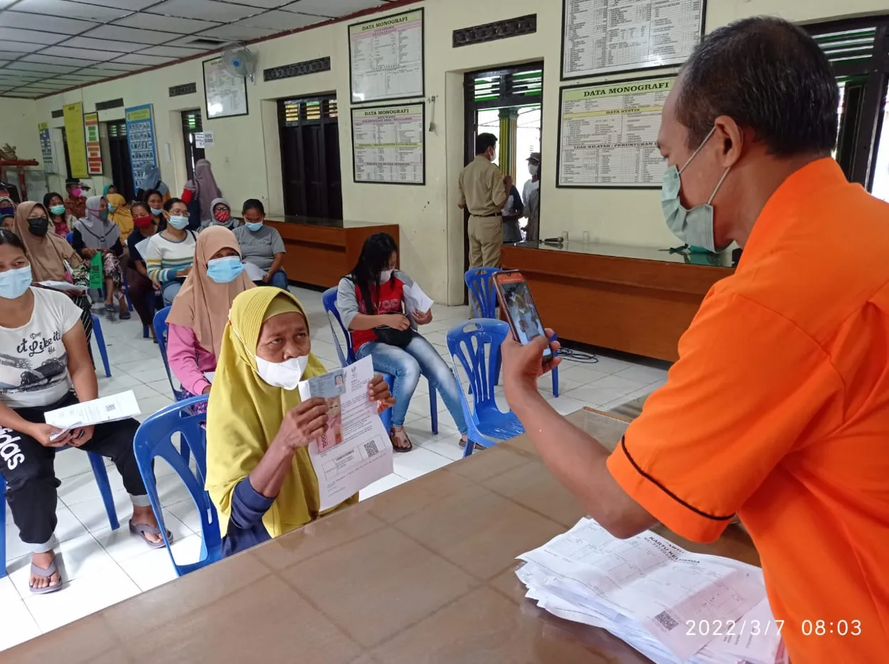 Pencairan Bantuan Sosial BPNT Bulan Maret Tahun 2022