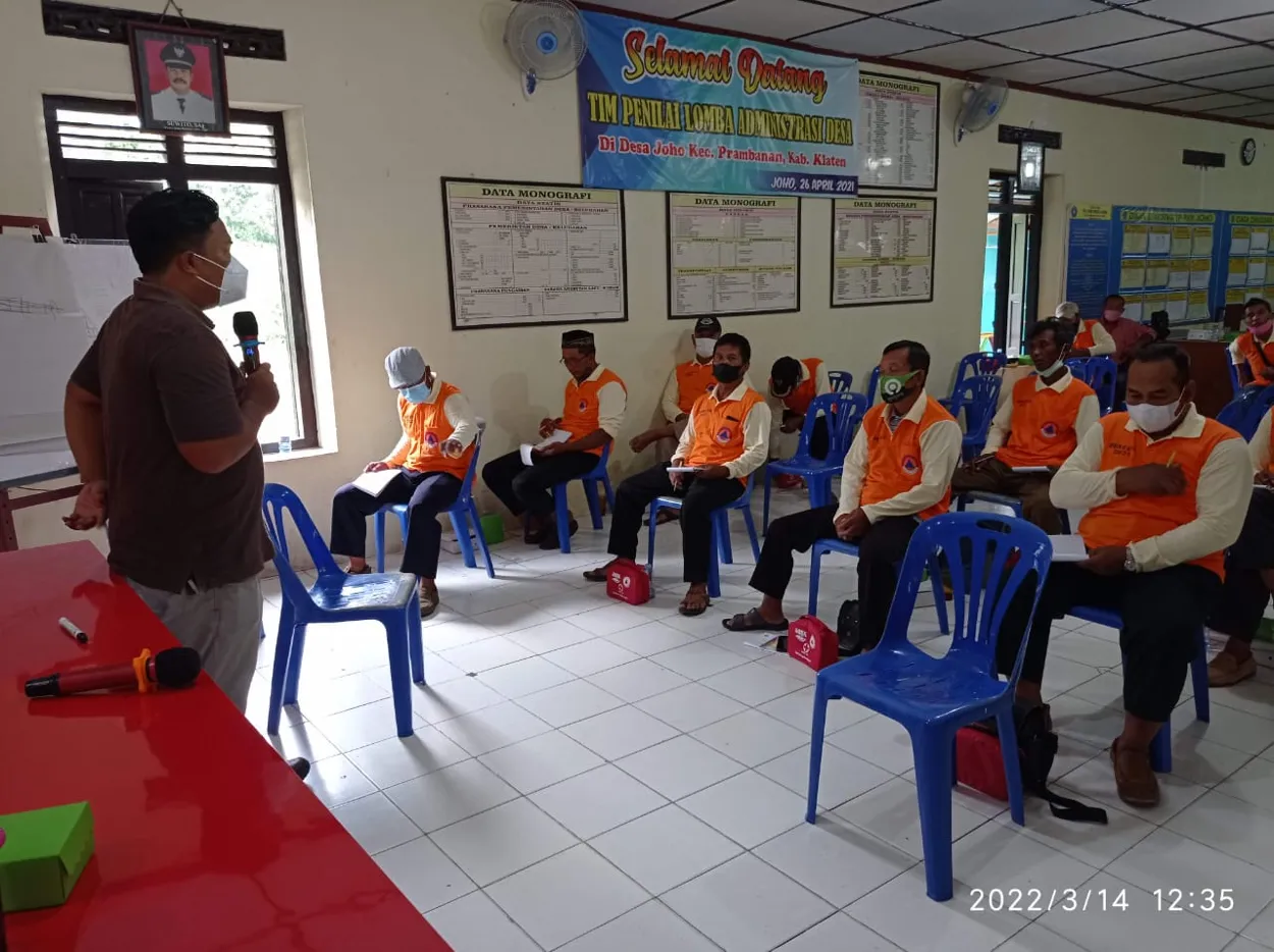 Pelatihan Relawan Bencana di Desa Joho