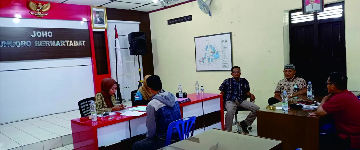 Hari Pertama Pendaftaran Perangkat Desa Joho  Tahun 2022