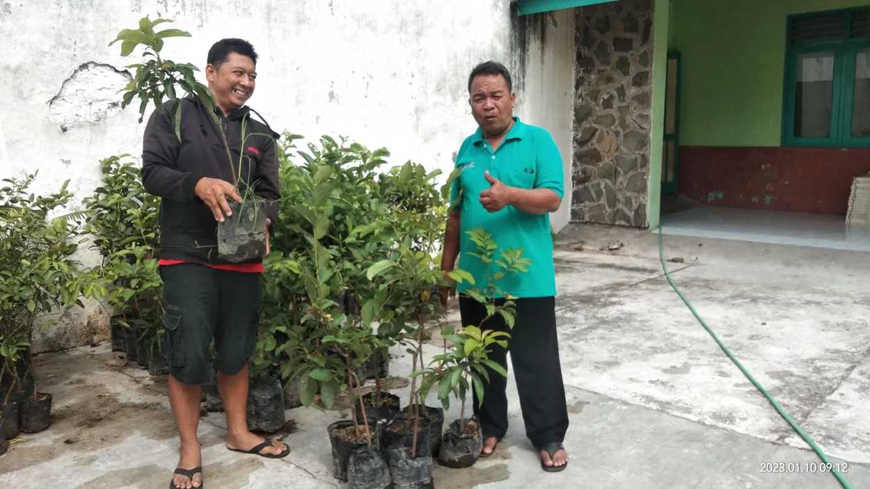 Menyongsong Ketahanan Pangan Pemerintah Desa Tegalgondo Bagikan Ratusan Bibit Buah