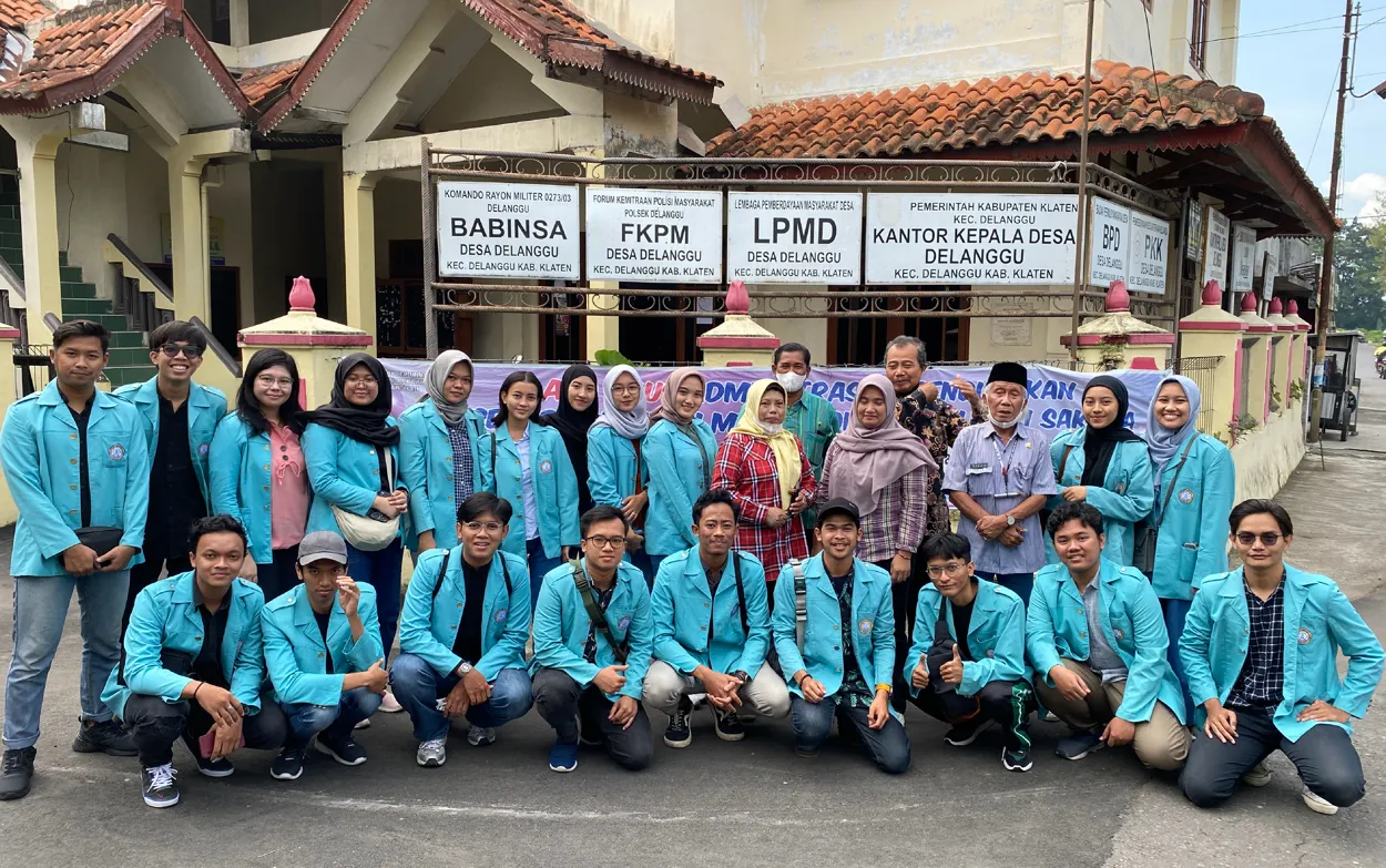 Pengabdian 21 Mahasiswa KKN UNS Surakarta di Desa Delanggu