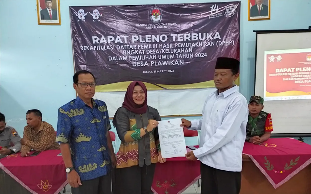 Setahun Lagi Pemilu, PPS Plawikan adakan Rapat Pleno