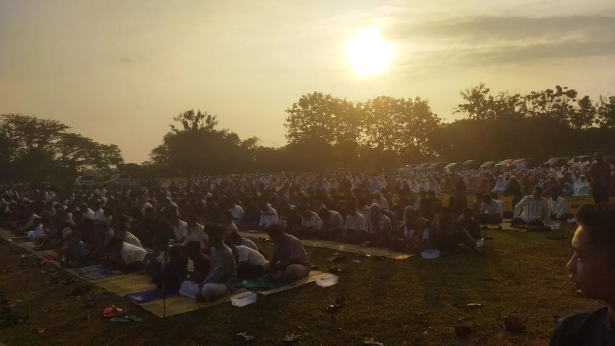 SHOLAT IEDUL FITRI 1444 H DI DESA DALEMAN