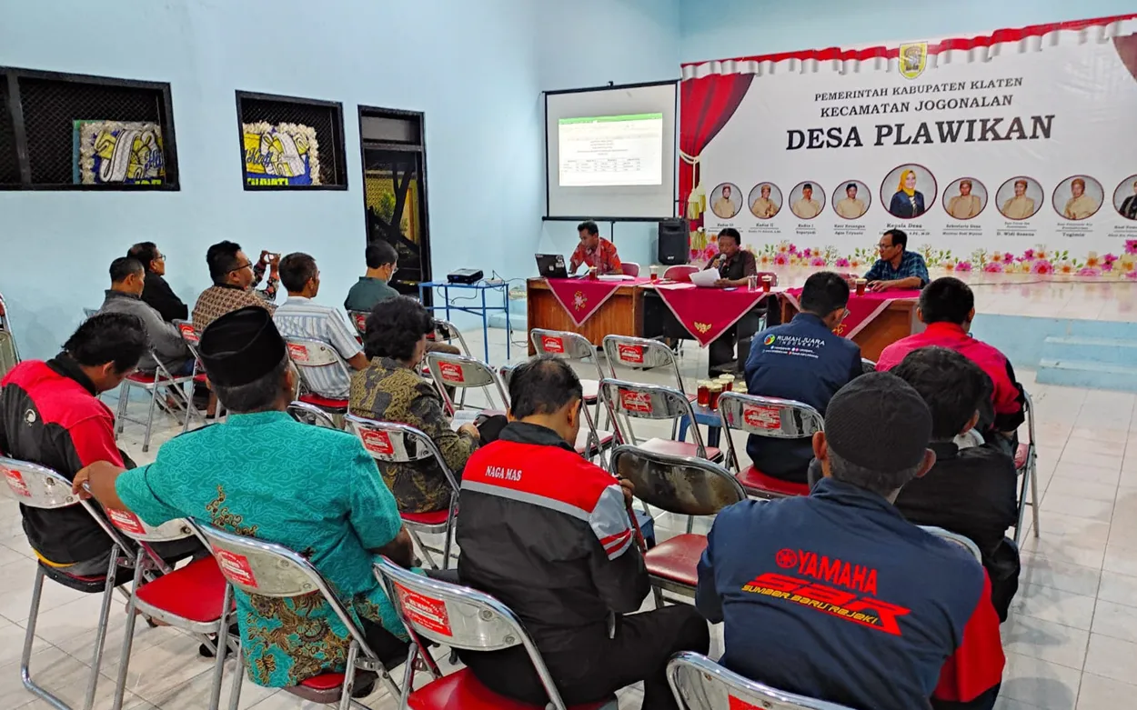 Panitia Pilkades Plawikan Adakan Rapat Pleno Penetapan DPT
