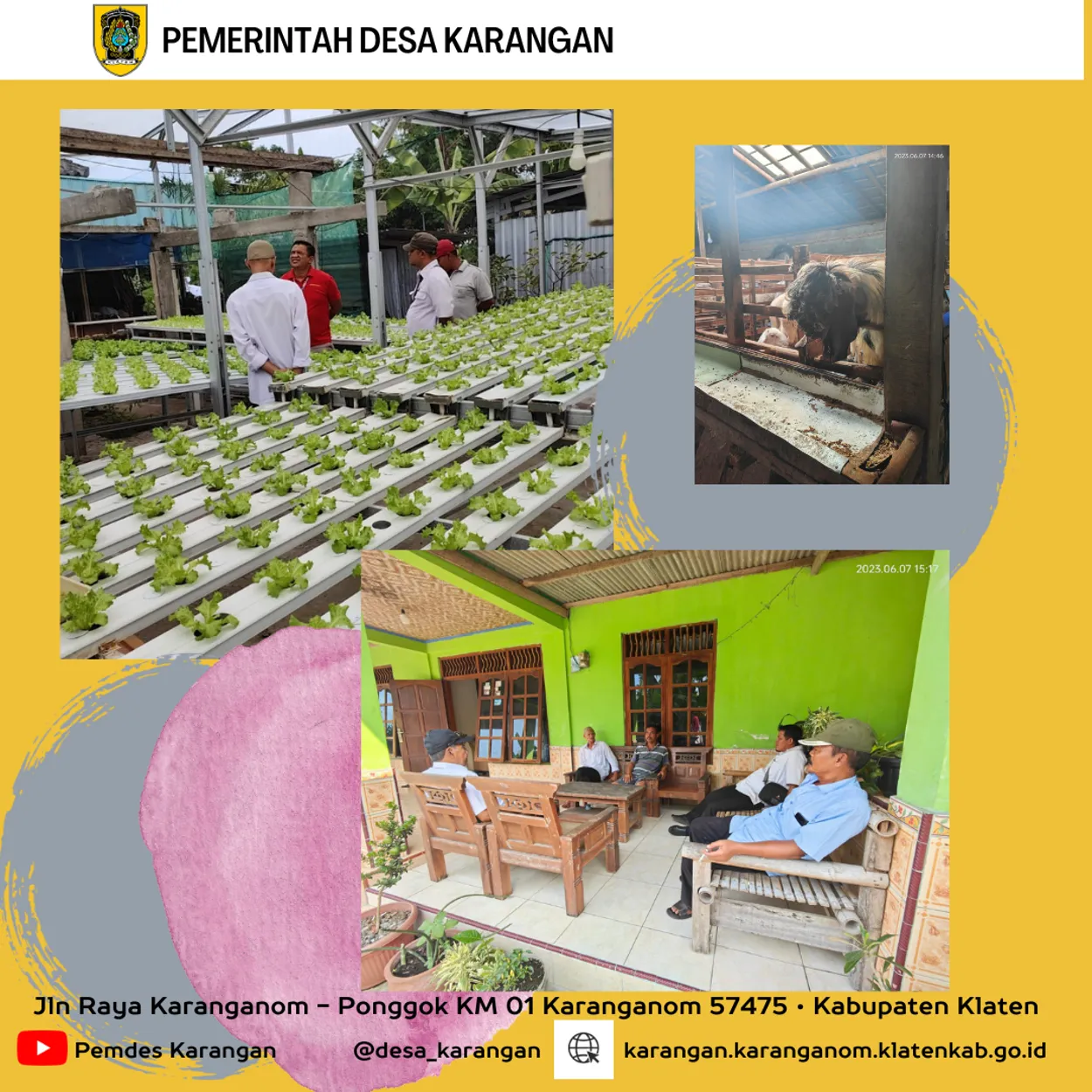 Bersama TPK & BPD, Pemdes Survei Lokasi untuk Pelatihan Ketahanan Pangan Desa