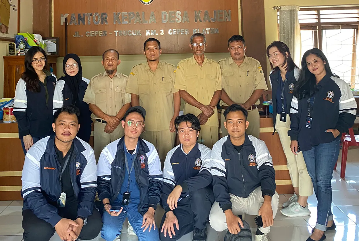 Penerimaan Mahasiswa TIM II KKN UNDIP di Desa Kajen