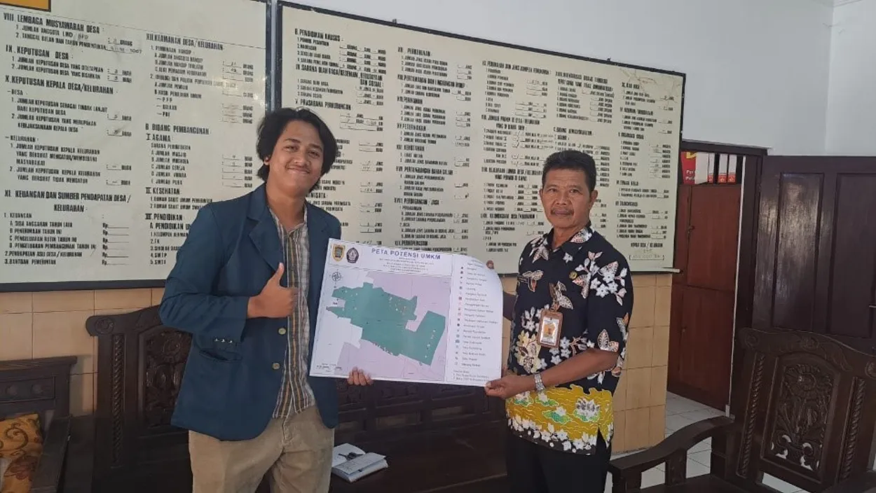 MAHASISWA KKN UNDIP TIM II UNDIP MEMBUAT PETA POTENSI UMKM DI DESA SENTONO