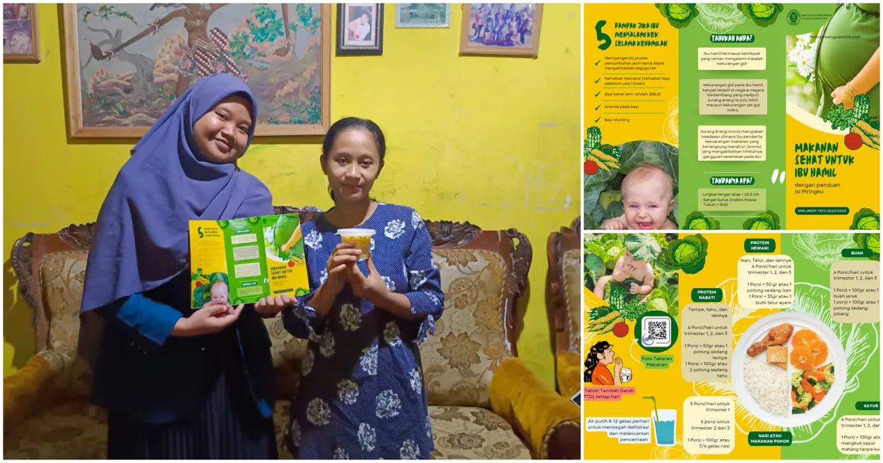 Mahasiswa KKN UNDIP Melakukan Pendampingan Gizi pada Ibu Hamil