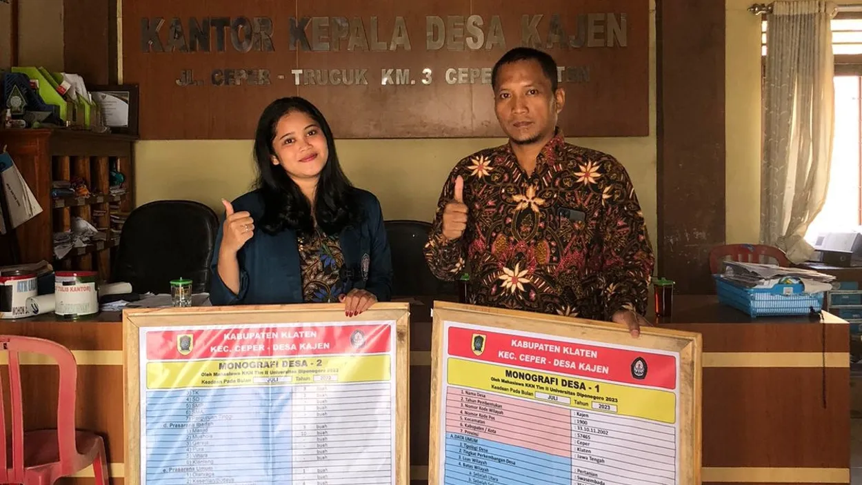 Penyediaan Monografi Desa Sebagai Bentuk Transparansi Desa Kajen