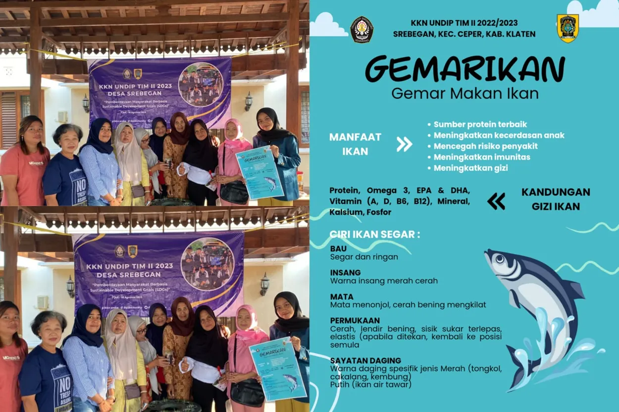 Cegah Stunting, Mahasiswa KKN UNDIP TIM II Gelar Sosialisasi GEMARIKAN