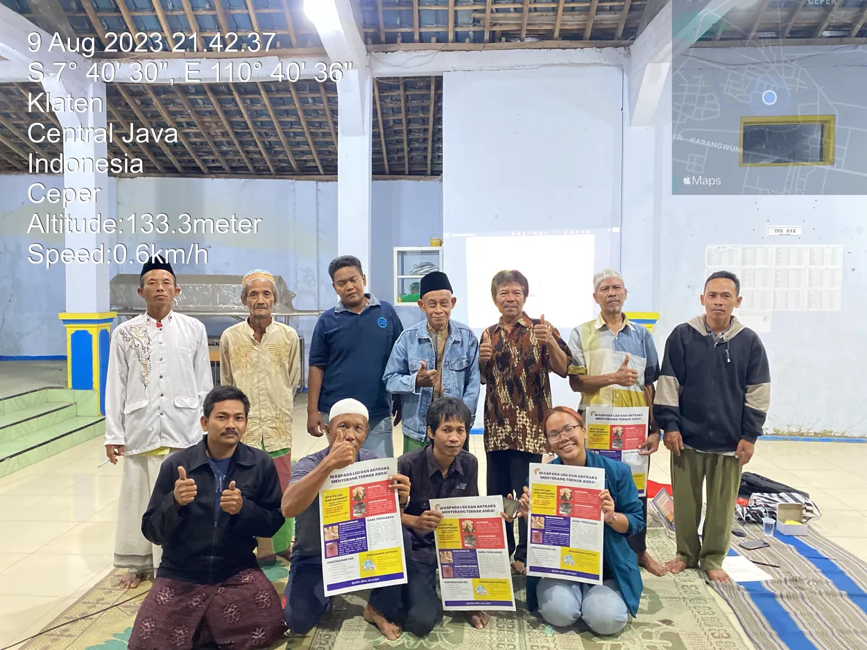 Cegah Penyakit Antraks : Mahasiswa KKN UNDIP Sosialisasikan Pentingnya Biosecurity dan Sanitasi