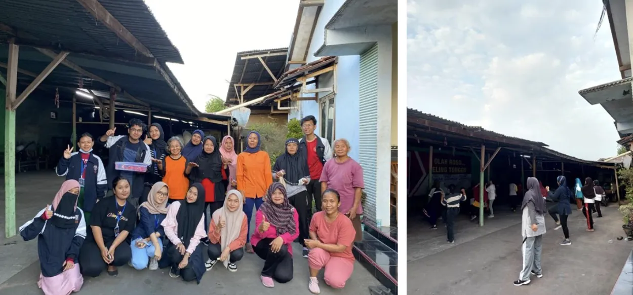 Penghidupan Kembali Senam Lansia: Mahasiswa KKN UNDIP Ajak Lansia Jambu Kulon Tingkatkan Kebugaran