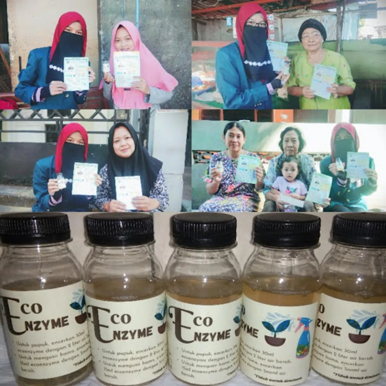 Kreatif! Mahasiswa KKN UNDIP Kenalkan Pemanfaatan Limbah Organik Rumah Tangga menjadi Eco-Enzyme