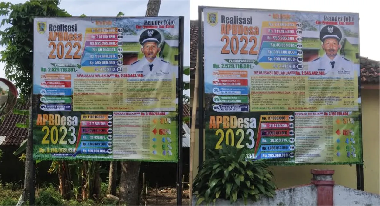 Meningkatkan Akuntabilitas dan Transparansi Keuangan Desa Melalui Pemasangan Papan Informasi APBDes
