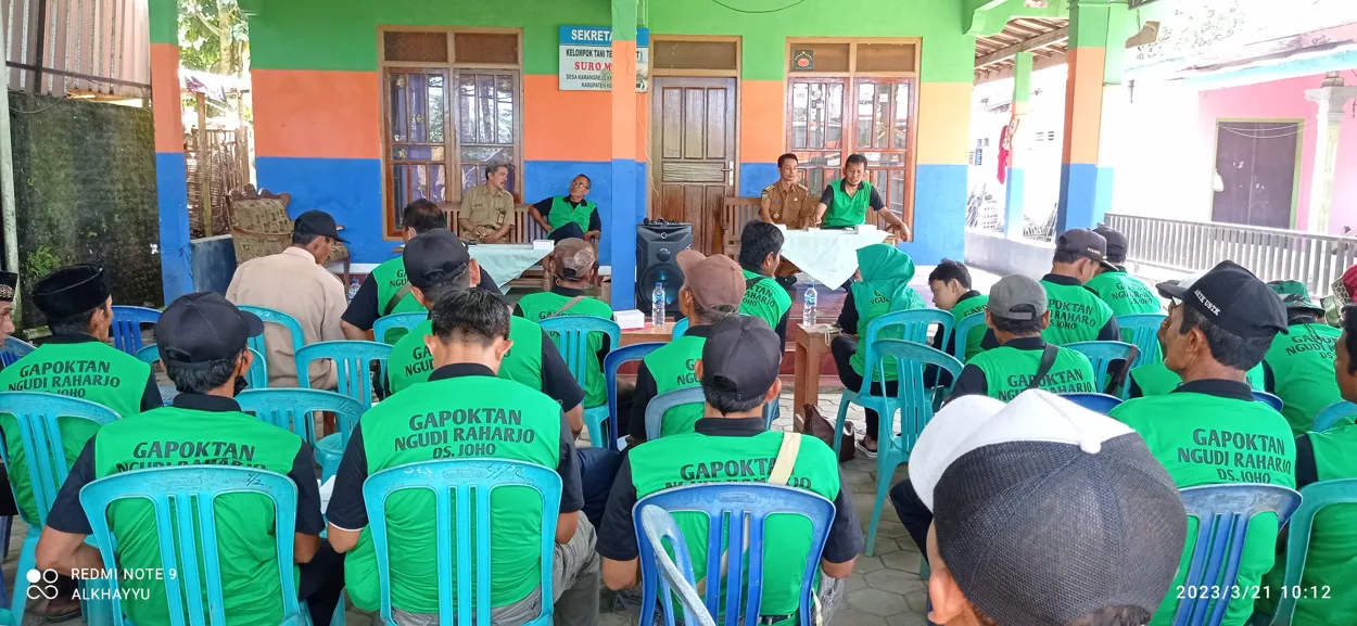Studi Banding Gapoktan Ngudi Raharjo Desa Joho di KTT Suro Madu, Desa Karangrejo