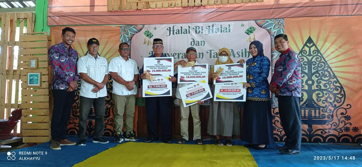 Kegiatan Halal Bihalal dan Penyerahan Tali Asih PPDI Prambanan